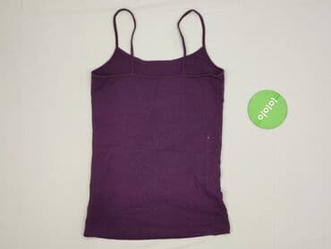 uniqlo basic t shirty: Purple, T-shirt damski, rozmiar XS — 3