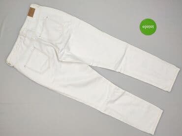 biale szerokie jeansy: C&A, Jeansy damskie, rozmiar S — 3