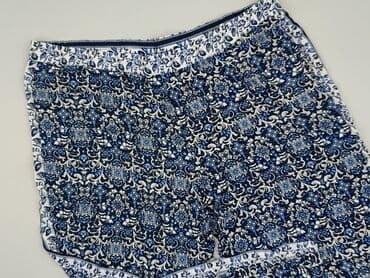 szerokie spodnie do kolan: Canda, Material trousers for women, size L — 2