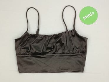 srebrny top h m: H&M, Top damski, rozmiar M — 2