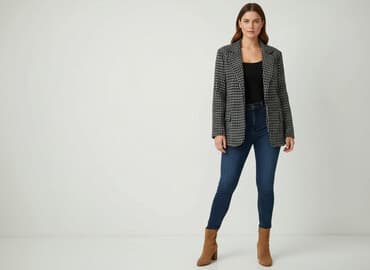 garnitury damskie shein: Shein, Marynarka damska, rozmiar 2XL — 8