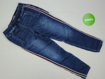 złoty kombinezon lata 80: Spodnie jeansowe, 9 lat, 128/134, stan - Bardzo dobry — 2