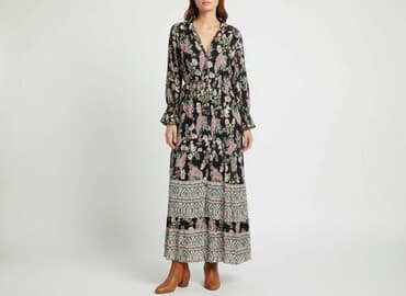 modne sukienki na wesele dla pań puszystych: Sukienka damska, rozmiar S — 7