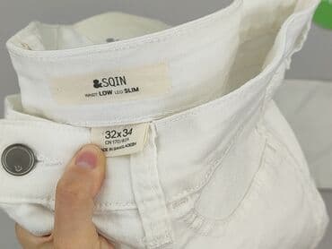 biale klapki a'la hermes: H&M, Jeans for women, size XL — 5
