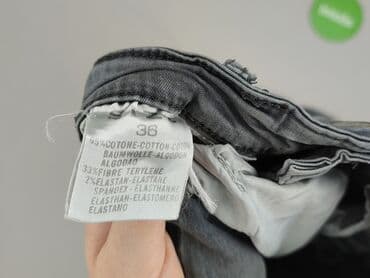 szare jeansy damskie stylizacje: Jeansy damskie, rozmiar S — 5