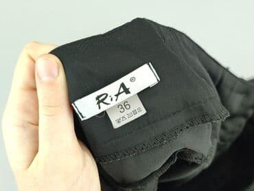 zara woskowane spodnie: Material trousers for women, size S (EU 36) — 4