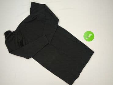 czarna sukienka z długim rękawem sinsay: Sinsay, Sukienka damska, rozmiar XL — 3