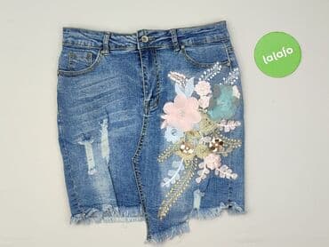 jeansowe spódnice asymetryczne: Spódnica damska, rozmiar XL — 2