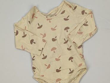 pomaranczowe spodnie dresowe: Body, Fox&Bunny, 6-9 months, 
condition - Very good — 1