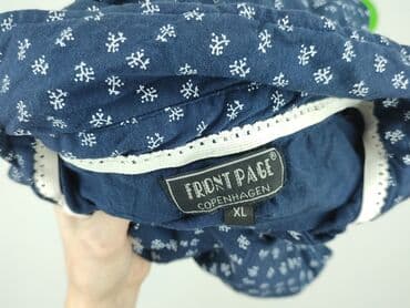 koszulka z długim rękawem w paski: Damska koszulka polo, XL — 5