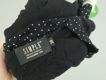 czarne bluzki w biale grochy: SIMPLE, Bluzka damska, rozmiar M — 5