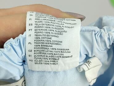 sukienka srebrna cekiny h: Baby material trousers, 9-12 months, 74-80 cm, H&M, condition - Very good — 5