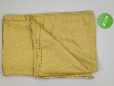 obrus 150x100: Zasłona/zasłona dekoracyjna w kolorze złotym - Materiał: tkanina — 3