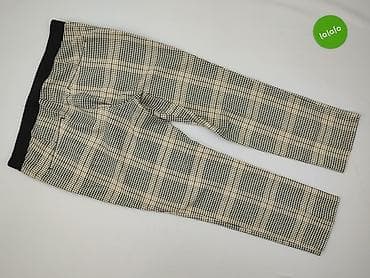 cargo house: H&M, Material trousers for women, size XL — 4