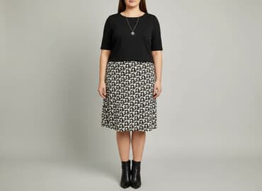 spódnice w geometryczne wzory: Spódnica damska, rozmiar 3XL — 1