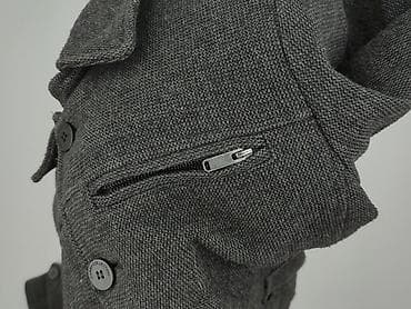 kurtka peruna: Męski płaszcz/kurta CarryFormal, rozmiar L - Kolor: grafitowy melanż — 6