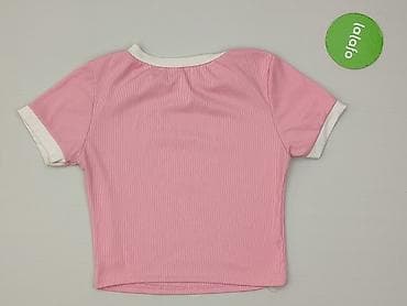 sweter rozowy: T-shirt damski, rozmiar S — 3