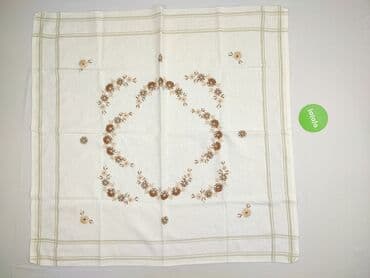 Ręczniki: Obrus 85 x 85, kolor - Biały, stan - Idealny — 2