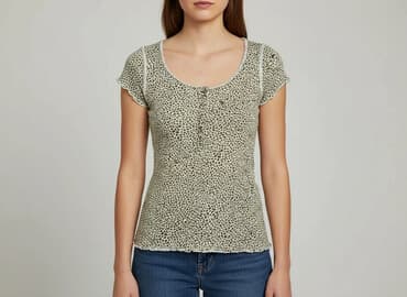 bluzka z kotem h m: H&M, Women's blouse, size S — 7