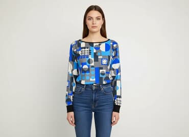 bluzki jedwabne wzorzyste: Bluzka damska, rozmiar S — 6