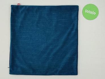 stan s komínem: Poszewka dekoracyjna Home&You - Kolor: głęboki morski/teal - — 3