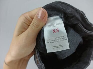 jeansy woskowane damskie: Queen Hearts, Jeans for women, size XS — 6