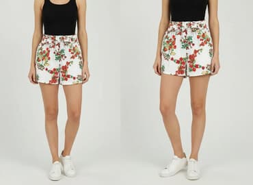 krótkie spodenki duże rozmiary: Szorty damskie, rozmiar S — 6