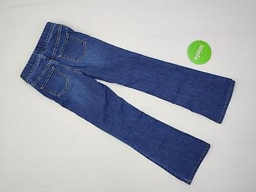spodnie pull and bear: Spodnie jeansowe, H&M, 9 lat, 128/134, stan - Bardzo dobry — 3