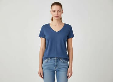 koszulka na ramiączkach jedwabna: KappAhl, T-shirt damski, rozmiar XS — 7