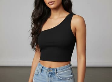 bershka body czarne: Bershka, Top damski, rozmiar XS — 7