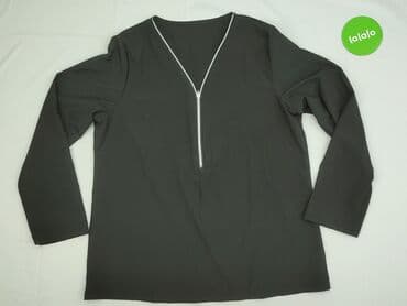 czarne bluzki z dekoltem v: Bluzka damska, rozmiar 2XL — 2