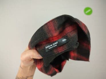 bluzki w paski z serduszkiem: Shein Curve, Bluzka damska, rozmiar 4XL — 4