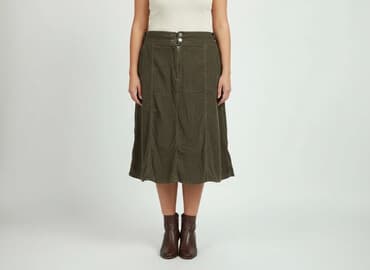 sztruksowa spódnice midi: Spódnica damska, rozmiar XL — 1