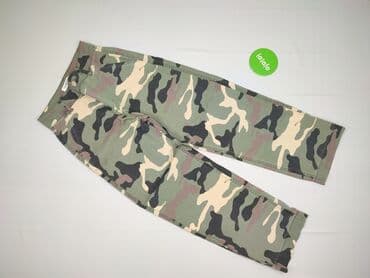 spodnie moro dresowe: PULL&BEAR, Spodnie materiałowe damskie, rozmiar 2XS — 2