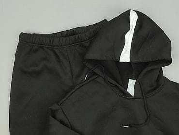 Велоаксесуари: Czarny dres męski SHEIN – bluza z kapturem + spodnie - Rozmiar z — 1