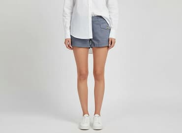 szare krótkie spodenki: Szorty damskie, rozmiar M — 6