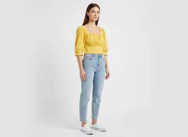 żółta bluzka sinsay: Sinsay, Жіноча блуза, розмір M — 1