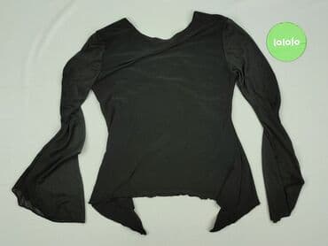 czarne bluzki z rozszerzanymi rękawami: Women's blouse, size S — 4