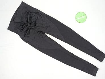 czarne legginsy z wysokim stanem push up: Legginsy Sportowe damskie, rozmiar S — 3