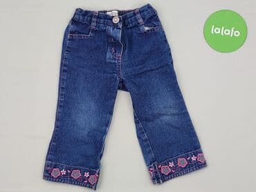 spodnie lenary lata 90: Spodnie jeansowe, EarlyDays, 9-12 miesięcy, stan - Bardzo dobry — 2
