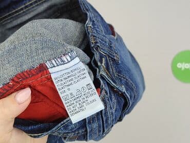 szorty damskie jeansowe przed kolano: Denim, Spodnie 3/4 damskie, rozmiar S — 4