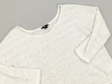 bialy sweterek hm: H&M, Sweter damski, rozmiar L — 1