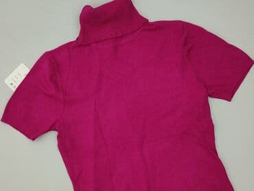 sweter z krótkim rękawem męski: Golf damski, rozmiar XL — 1