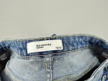 jeans wysoki stan: Reserved, Jeansy damskie, rozmiar L — 4