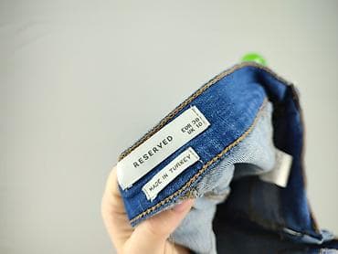 botki z klamrami: Jeansy damskie, rozmiar S — 4