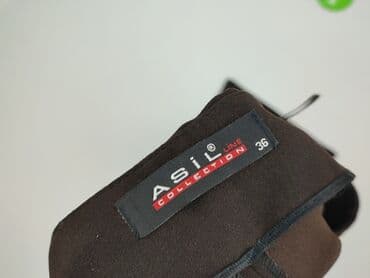 cargo crop: Spodnie materiałowe damskie, rozmiar S — 4