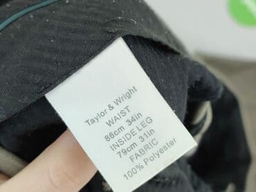 angelo litrico spodnie: Spodnie garniturowe dla mężczyzn, rozmiar L — 4