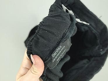 biodrowki spodnie: Bershka, Spodnie materiałowe damskie, rozmiar L — 4