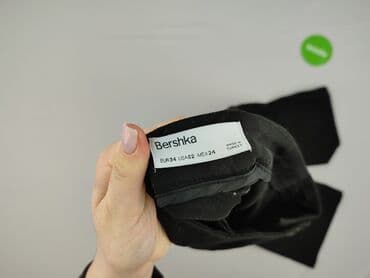 bershka buty na platformie czarne: Bershka, Spodnie materiałowe damskie, rozmiar XS — 4