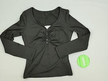 czarne bluzki plus size: Bluzka damska, rozmiar XS — 2